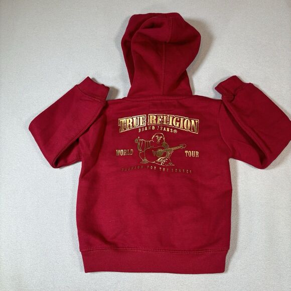 True Religion Buddha Jogger Toddler Boys Size 24M Jacket Sweatpants 3 Pc Bundle - Picture 3 of 7